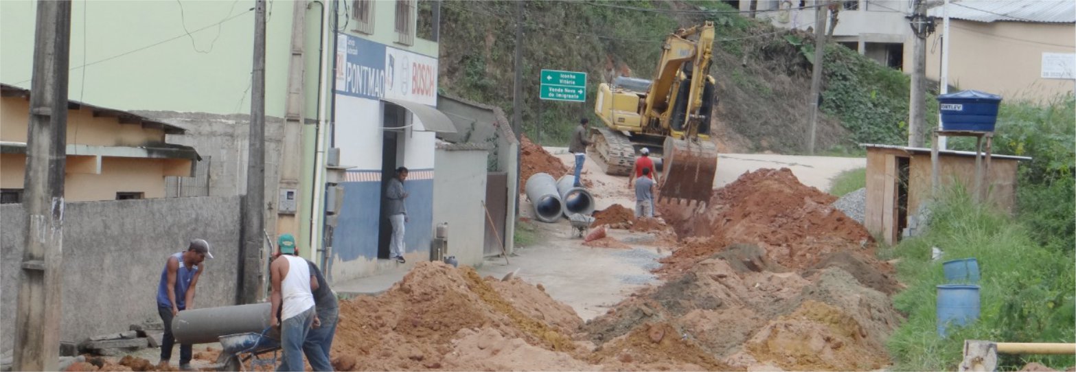 Prefeitura avança com obras de drenagem e pavimentação em Vargem Alta