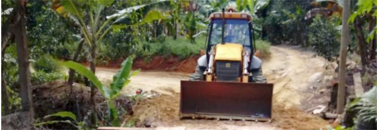 Prefeitura constrói pontes e melhora estradas na zona rural do Município 