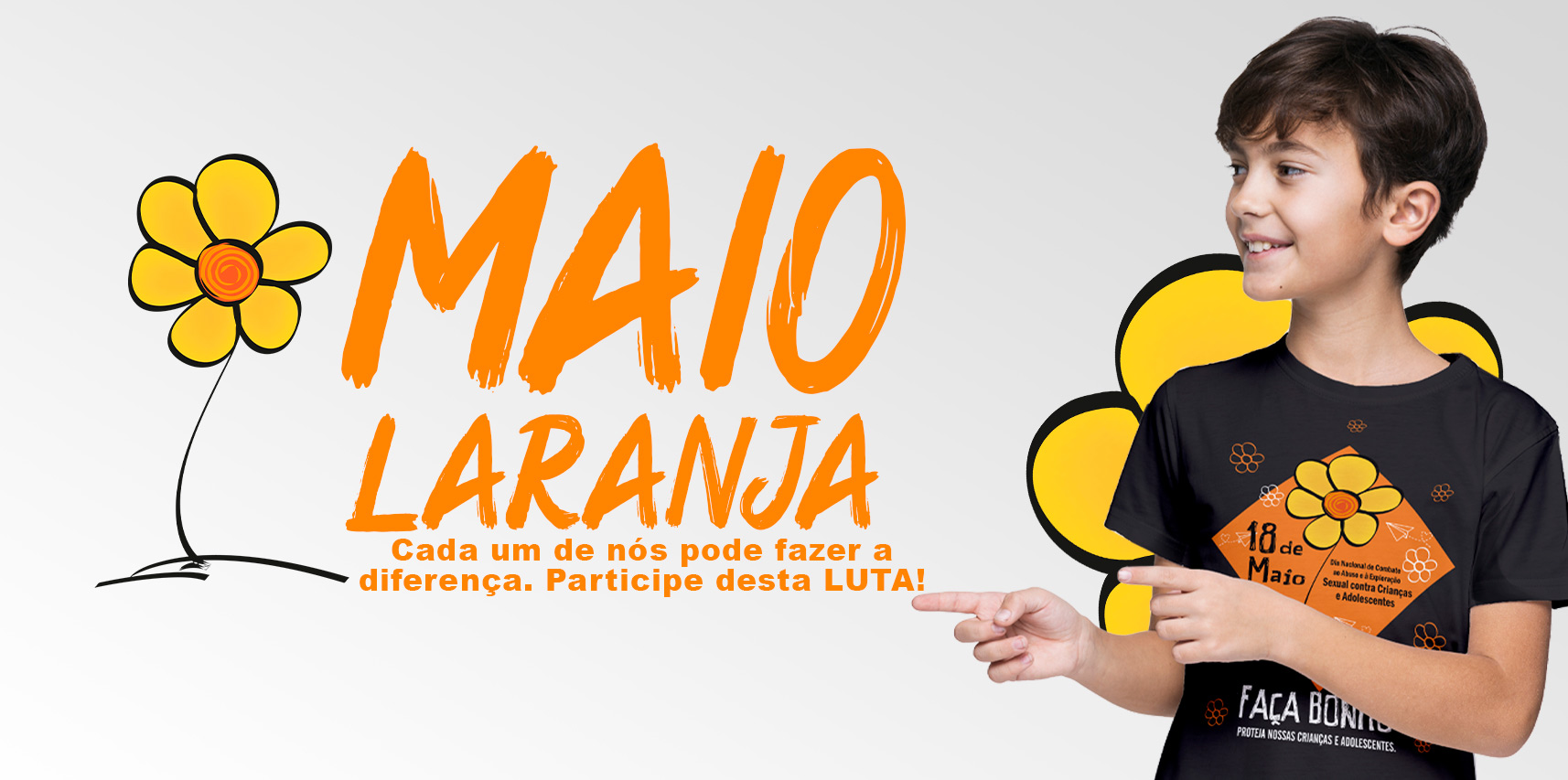 Maio Laranja: mês de enfrentamento à violência sexual contra crianças e adolescentes