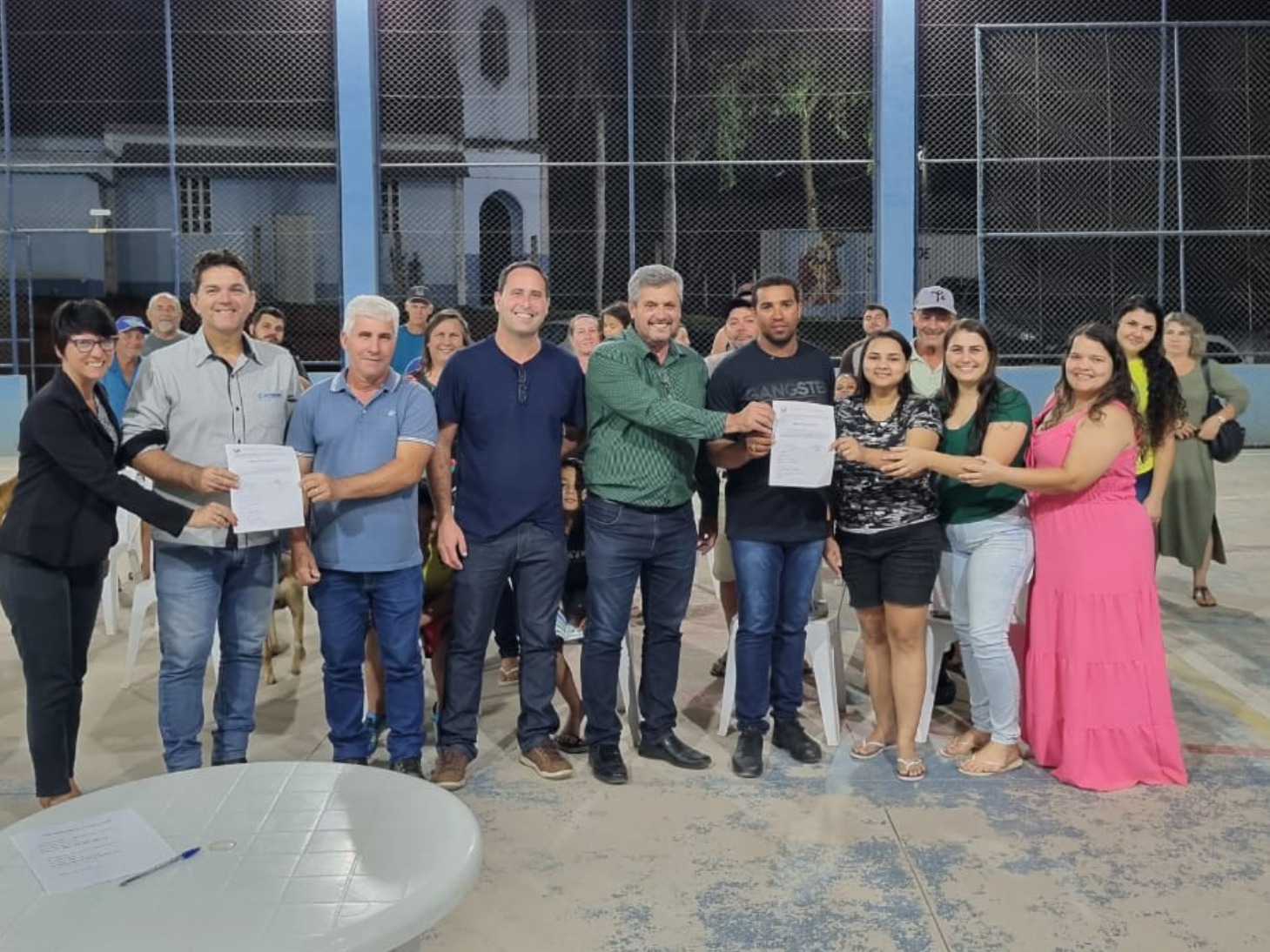 Assinada ordem de serviço para pavimentação da comunidade de Claros Dias, no interior de Vargem Alta