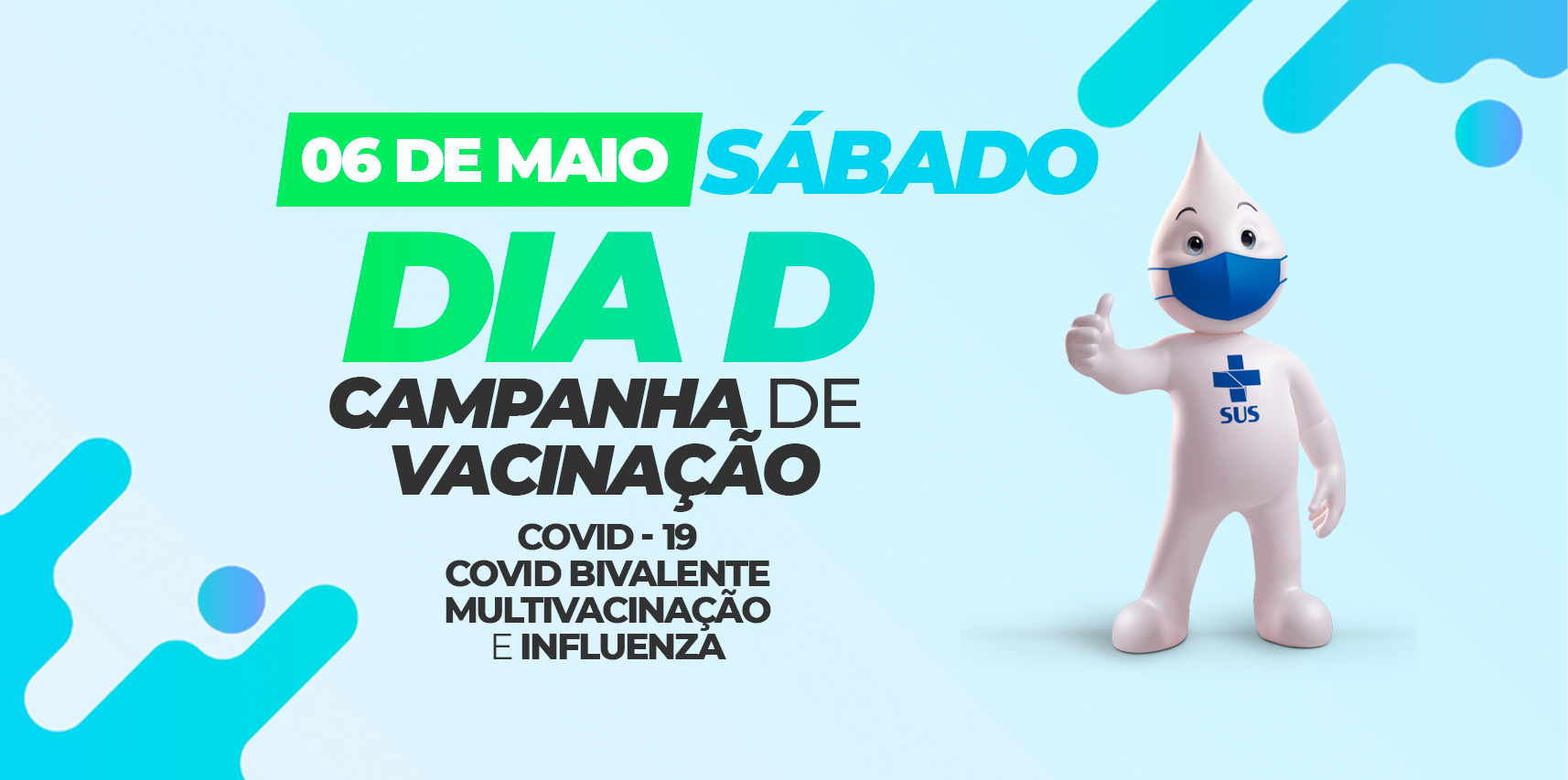 Saúde realiza Dia D de multivacinação e vacinação contra Influenza e Covid nas UBS de Vargem Alta neste sábado (06)