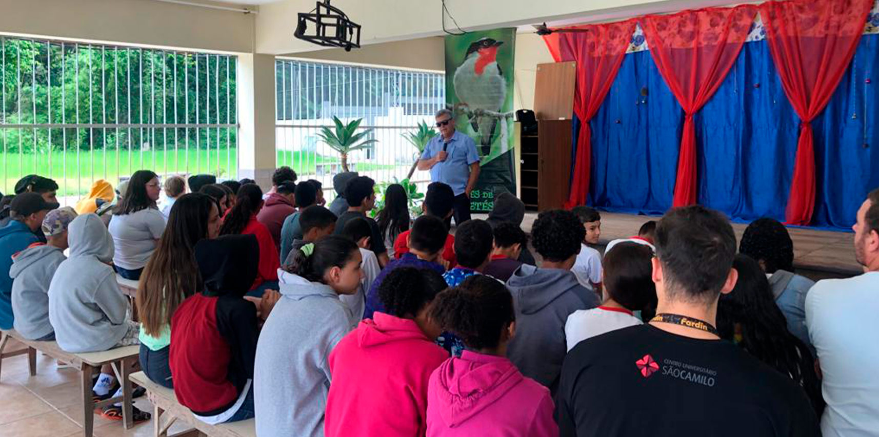 Prefeitura dialoga com alunos sobre políticas de sustentabilidade ambiental em Vargem Alta