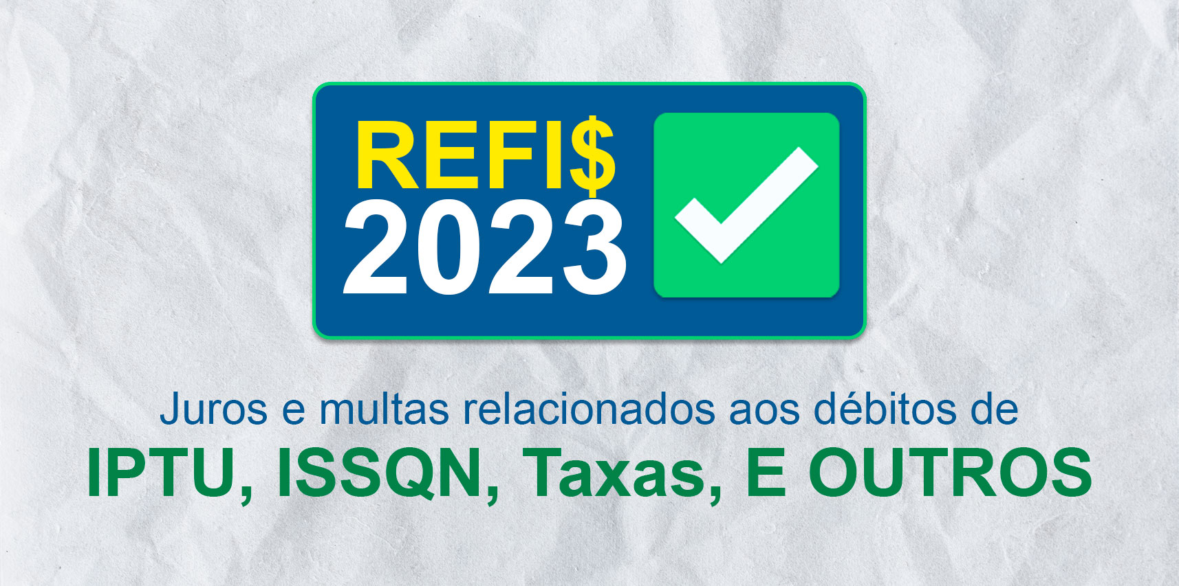 Prefeitura de Vargem Alta anuncia REFIS 2023 com até 90% de desconto em juros e multas
