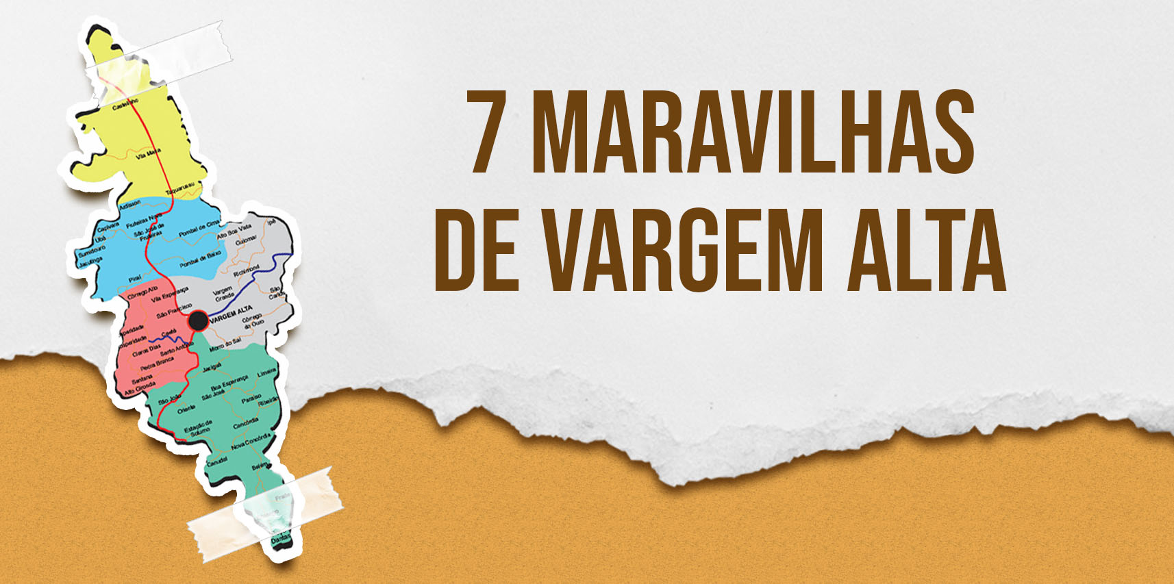 Vargem Alta lança edital para escolha das 7 Maravilhas do município