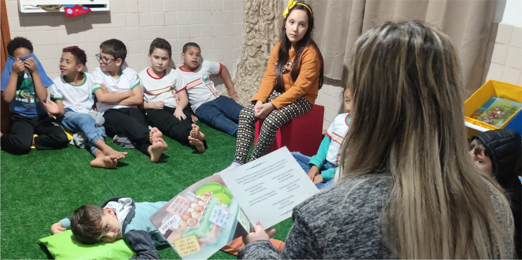 Escola Alzira Gomes alcança destaque em alfabetização em 2025 e revitaliza espaço de leitura