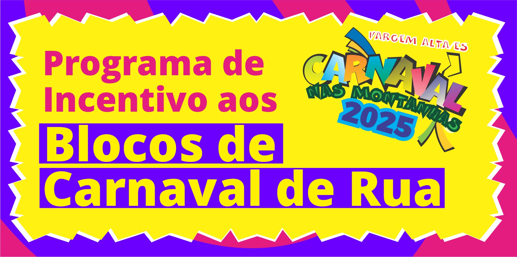 Vargem Alta institui Programa de Incentivo aos Blocos de Carnaval de Rua