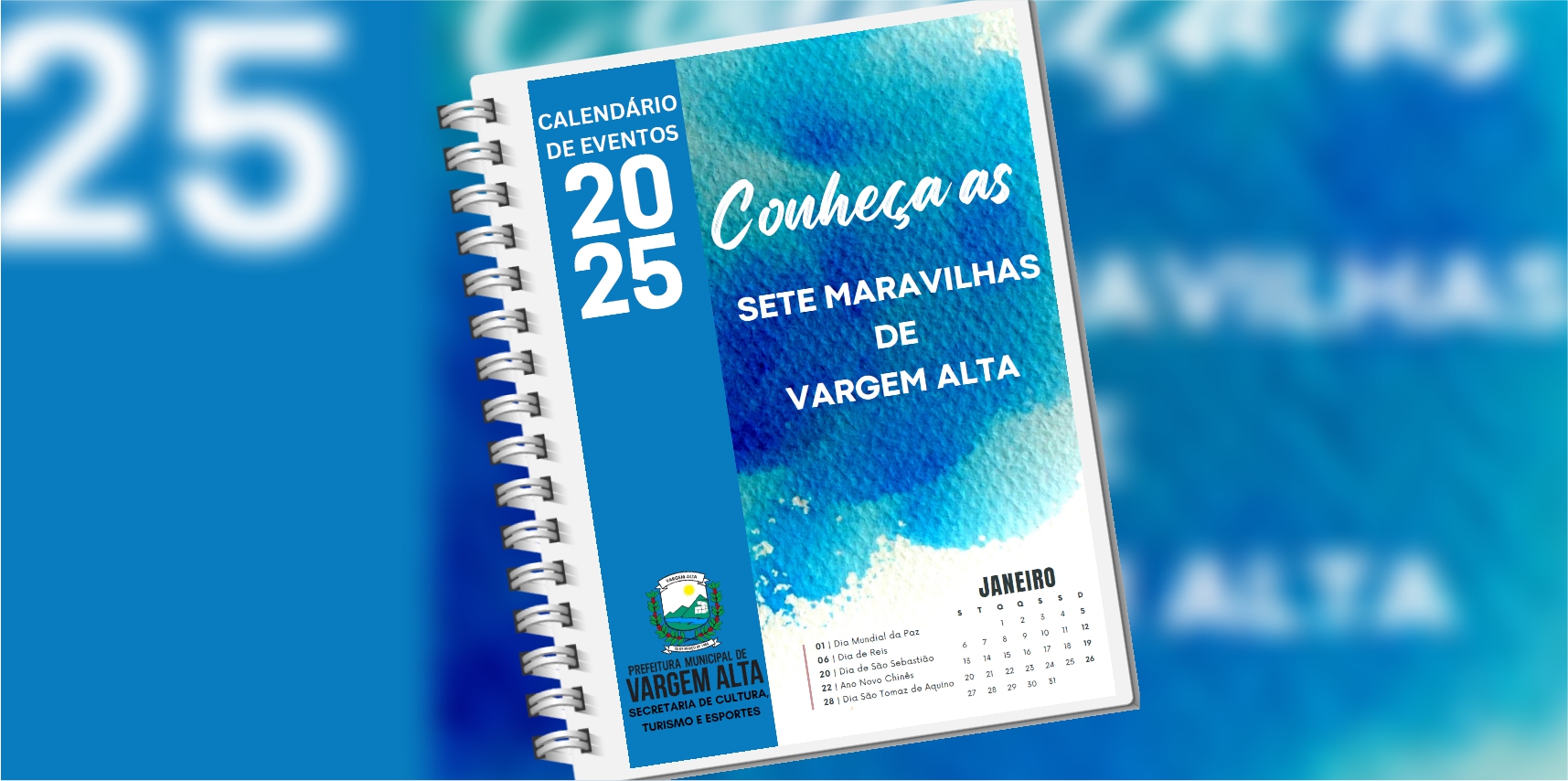 Prefeitura de Vargem Alta divulga Calendários de Eventos 2025