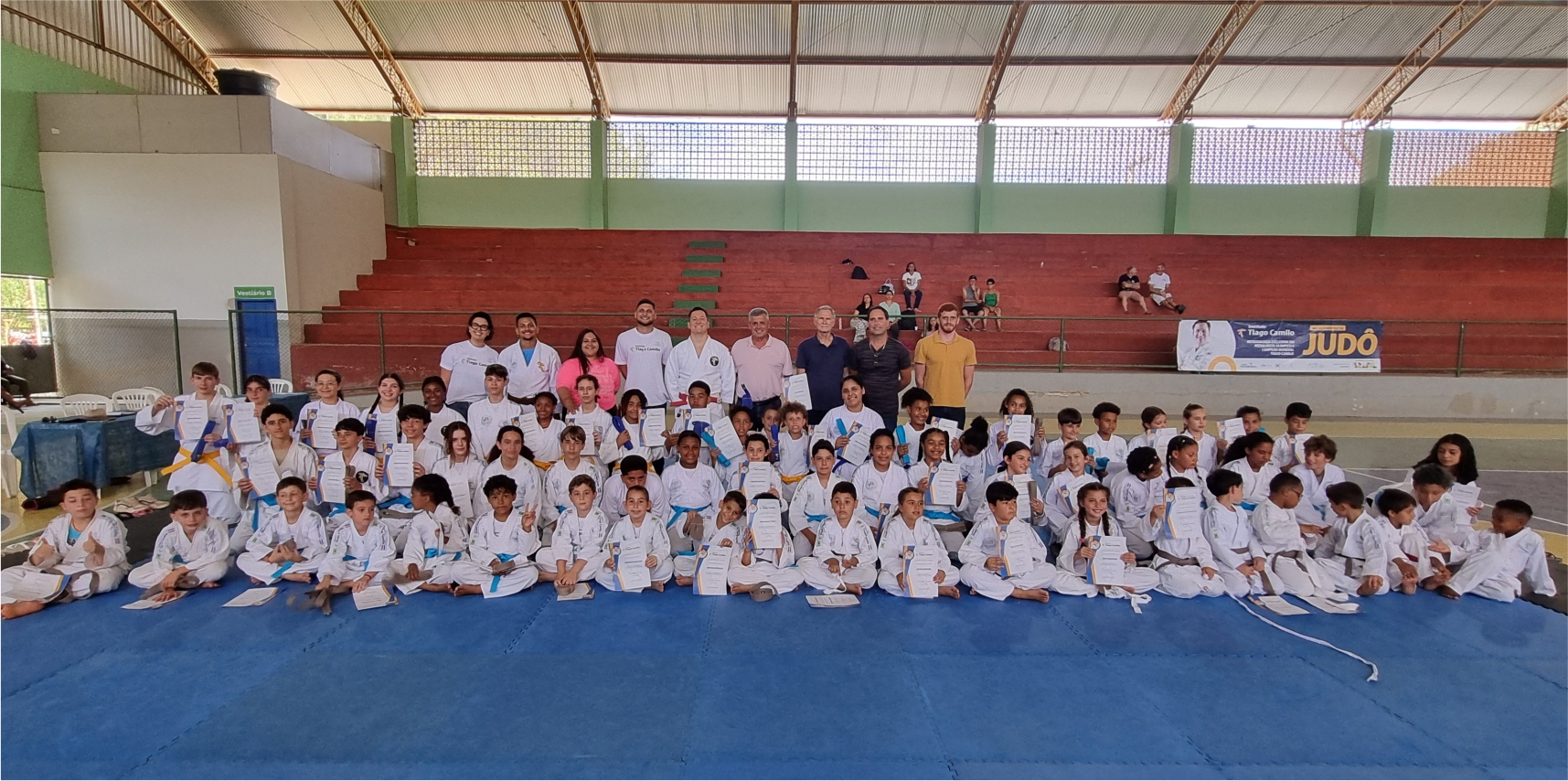 Cerimônia de graduação do Projeto de Judô do Instituto Tiago Camilo celebra parceria com a Prefeitura de Vargem Alta