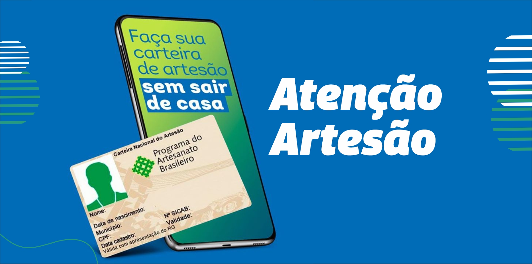 Artesão: obtenha sua carteira de forma digital
