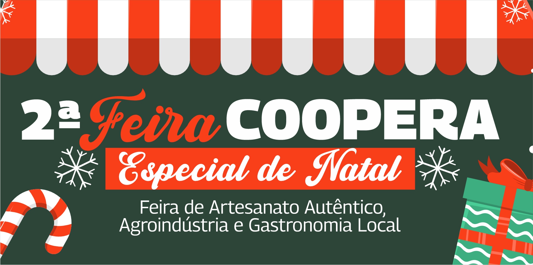 2ª Feira Coopera – Especial de Natal reúne artesanato, agroindústria e gastronomia em Vargem Alta