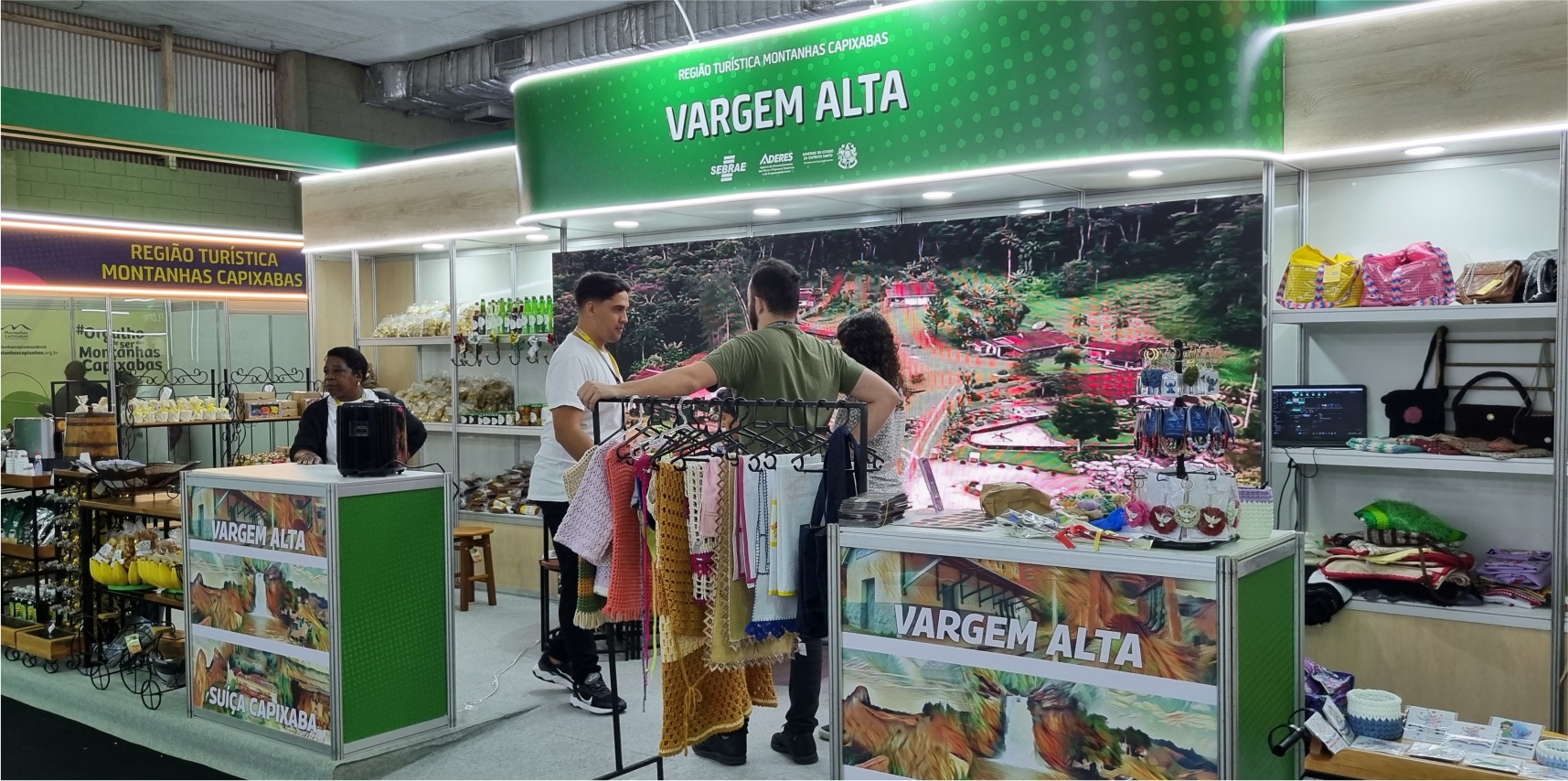 Vargem Alta marca presença na Feira dos Municípios 2025 com o melhor da cultura, gastronomia e turismo local