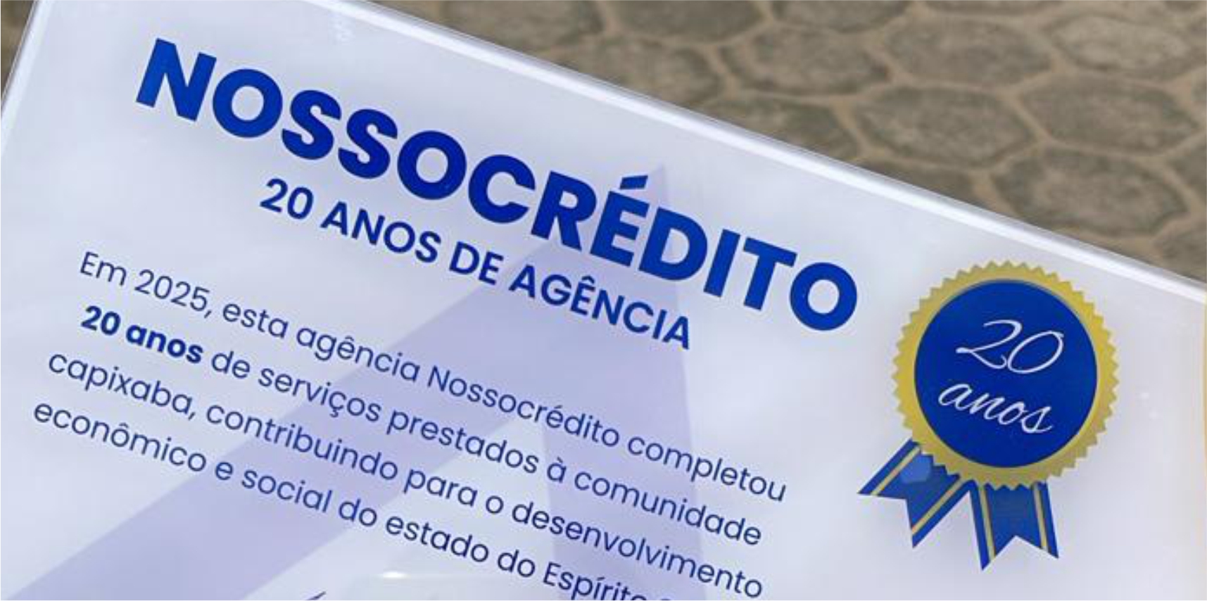 Nossocrédito Vargem Alta celebra 20 anos de fomento ao desenvolvimento local