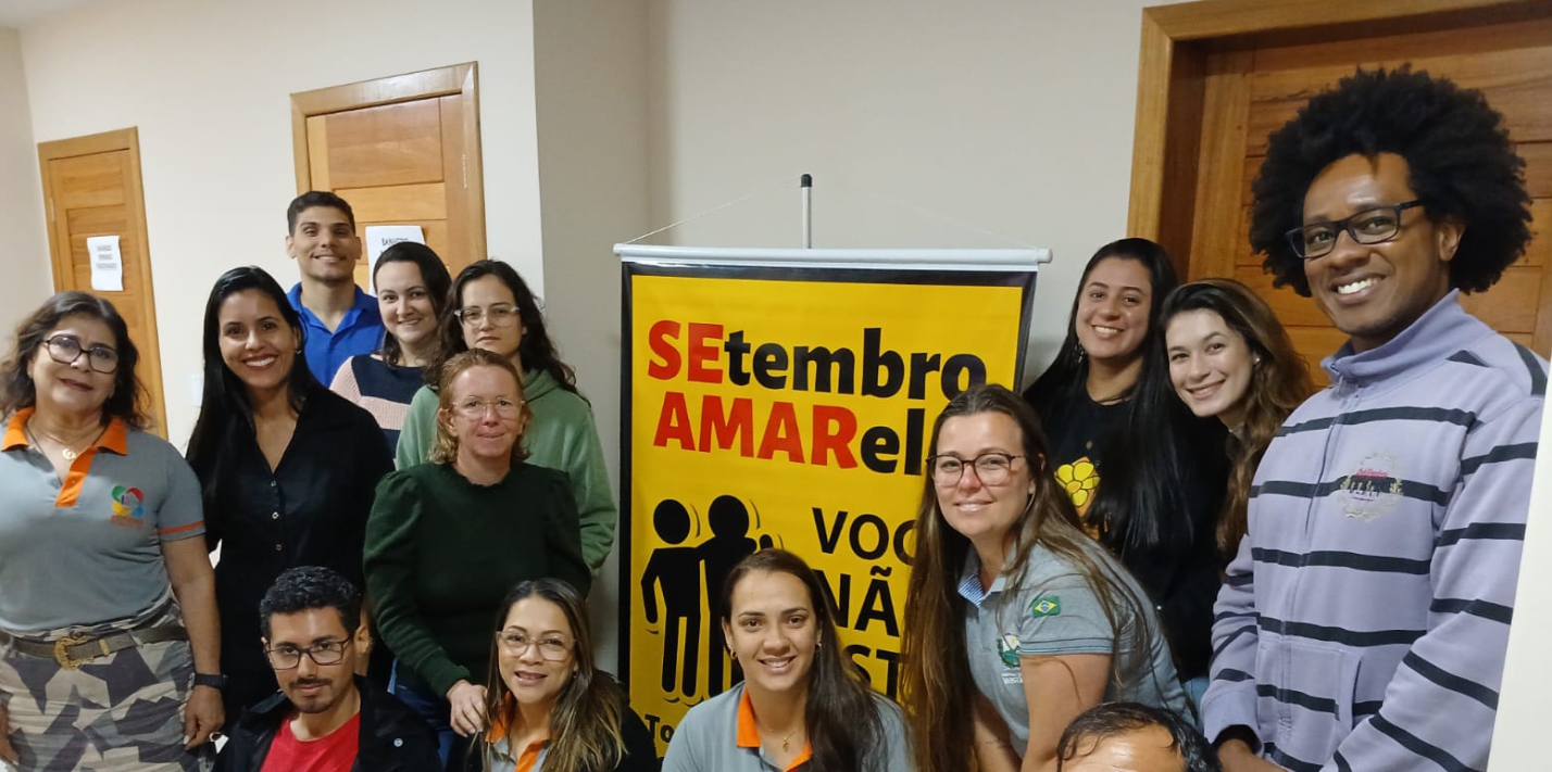 Servidores da Assistência Social debatem sobre o Setembro Amarelo