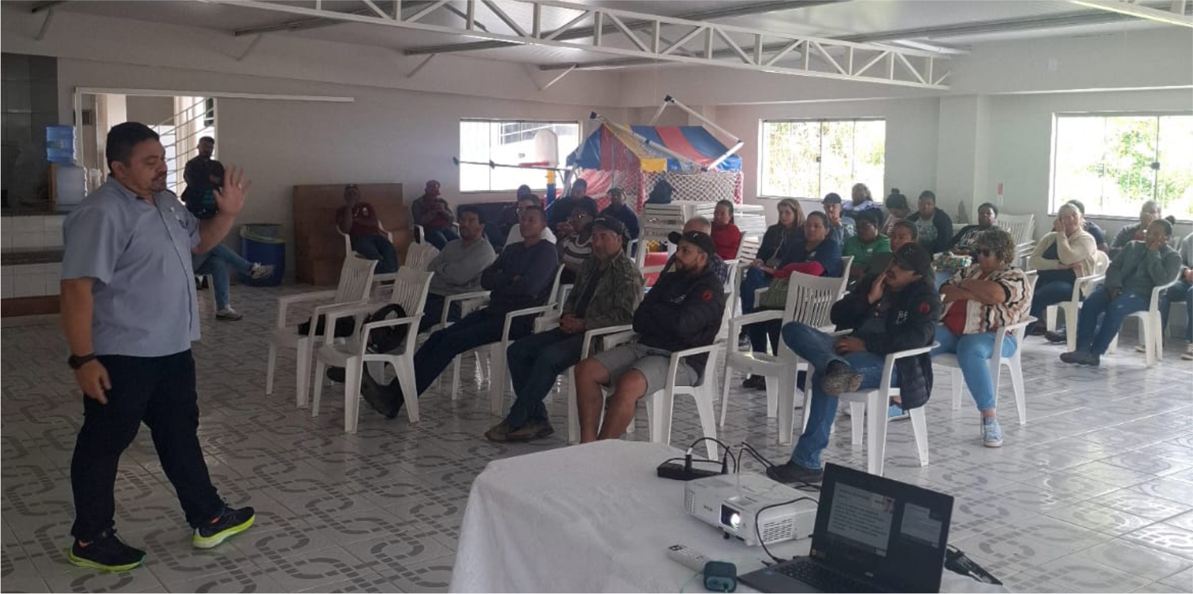 Servidores municipais participam de treinamento sobre segurança no trabalho
