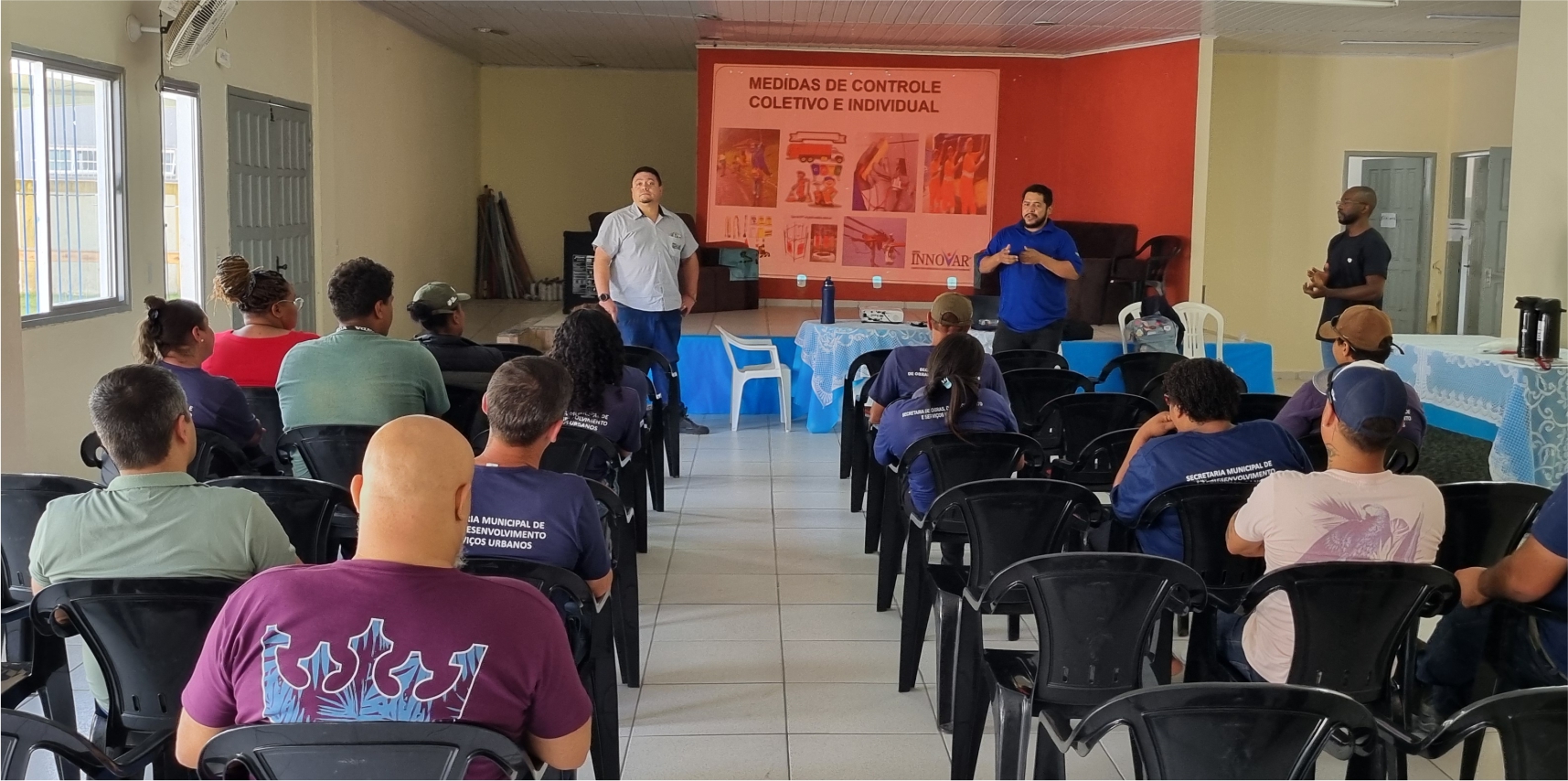 Treinamento sobre Equipamentos de Proteção Individual é realizado com servidores da Prefeitura de Vargem Alta