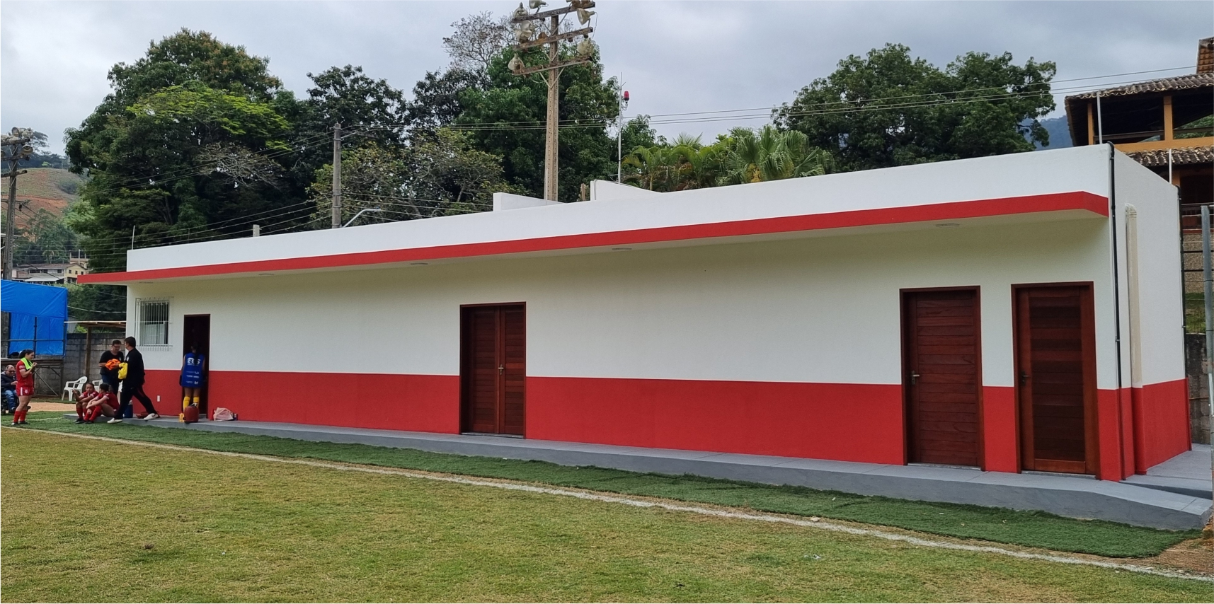 Vestiário é inaugurado no Estádio Humberto Scaramussa