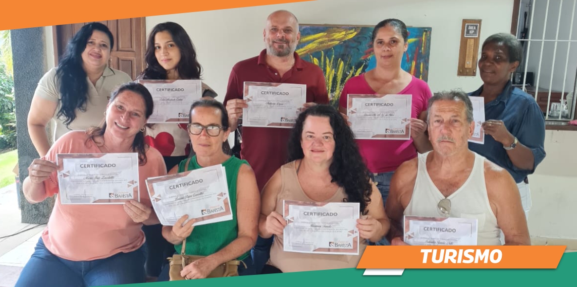 Prefeitura de Vargem Alta promove curso de barista para fortalecer o turismo local