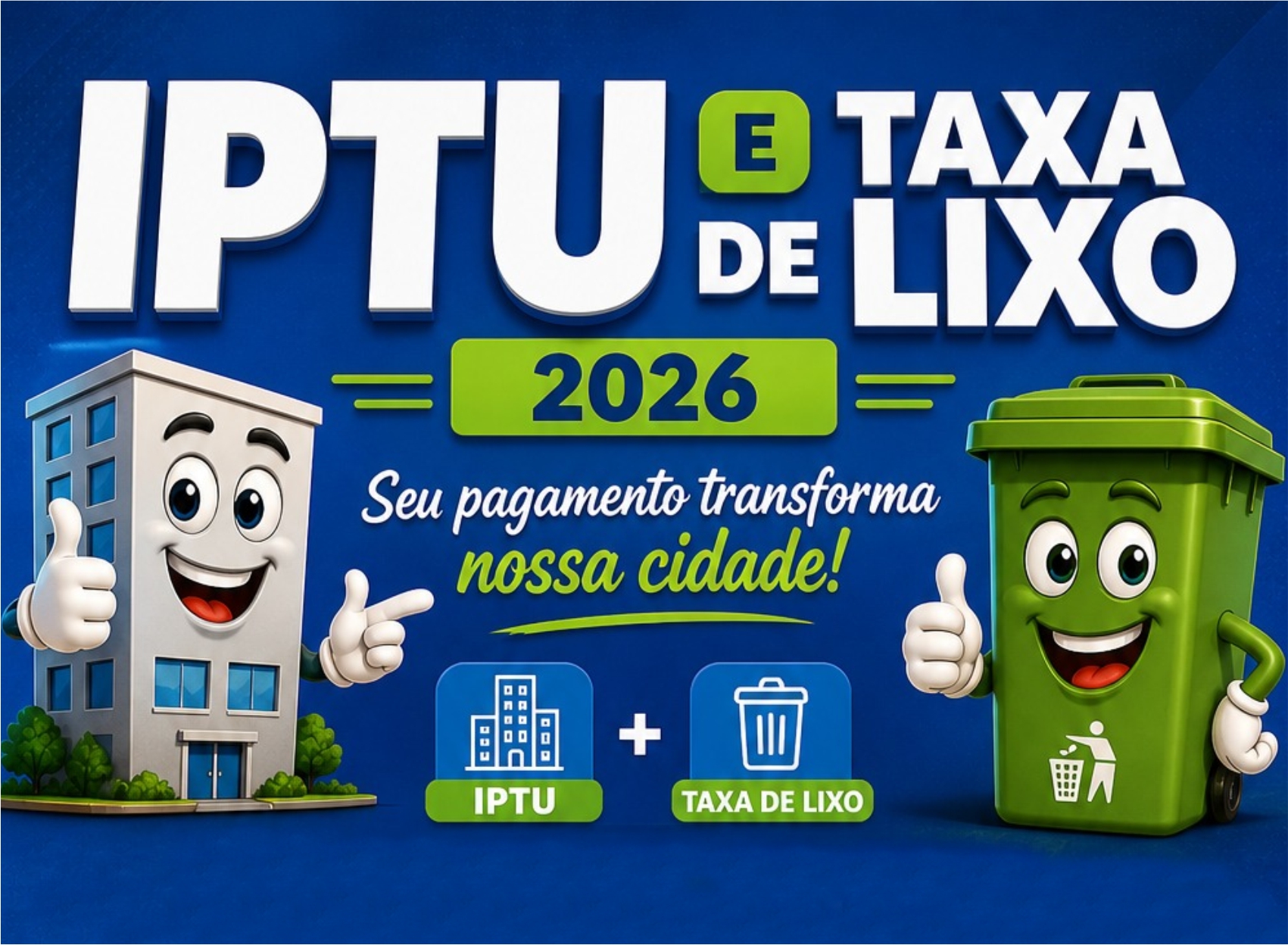 Prefeitura de Vargem Alta lança campanha do IPTU 2026 com desconto de 20% e Taxa de Lixo
