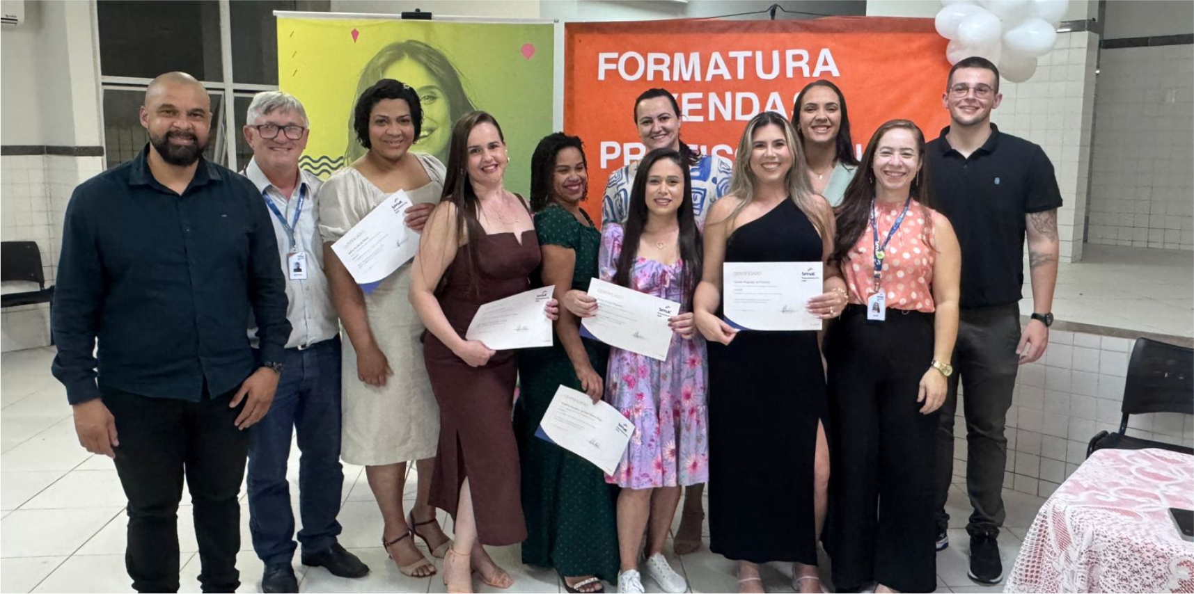 Formatura celebra conclusão do Curso de Vendas Profissionais em Vargem Alta