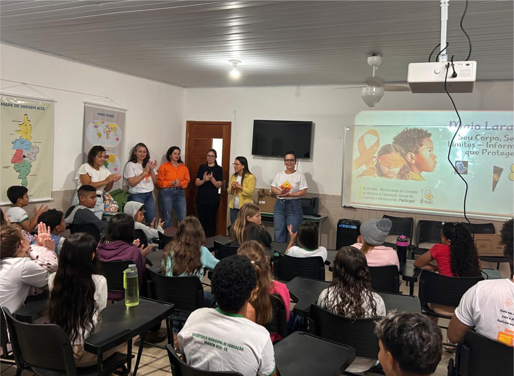 Maio Laranja mobiliza rede de proteção em Vargem Alta
