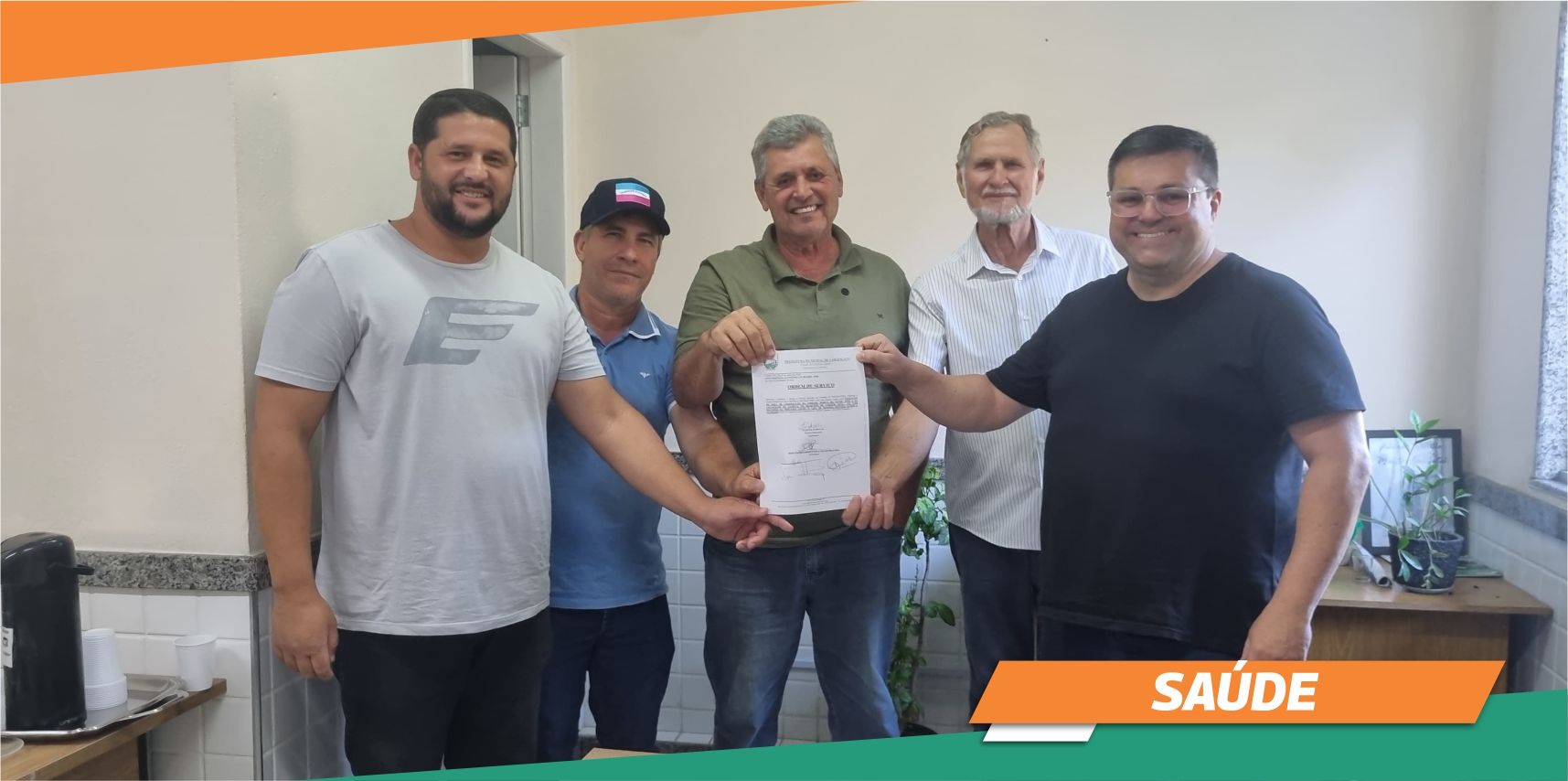 Prefeitura assina ordem de serviço para construção de nova Unidade Básica de Saúde de Jaciguá