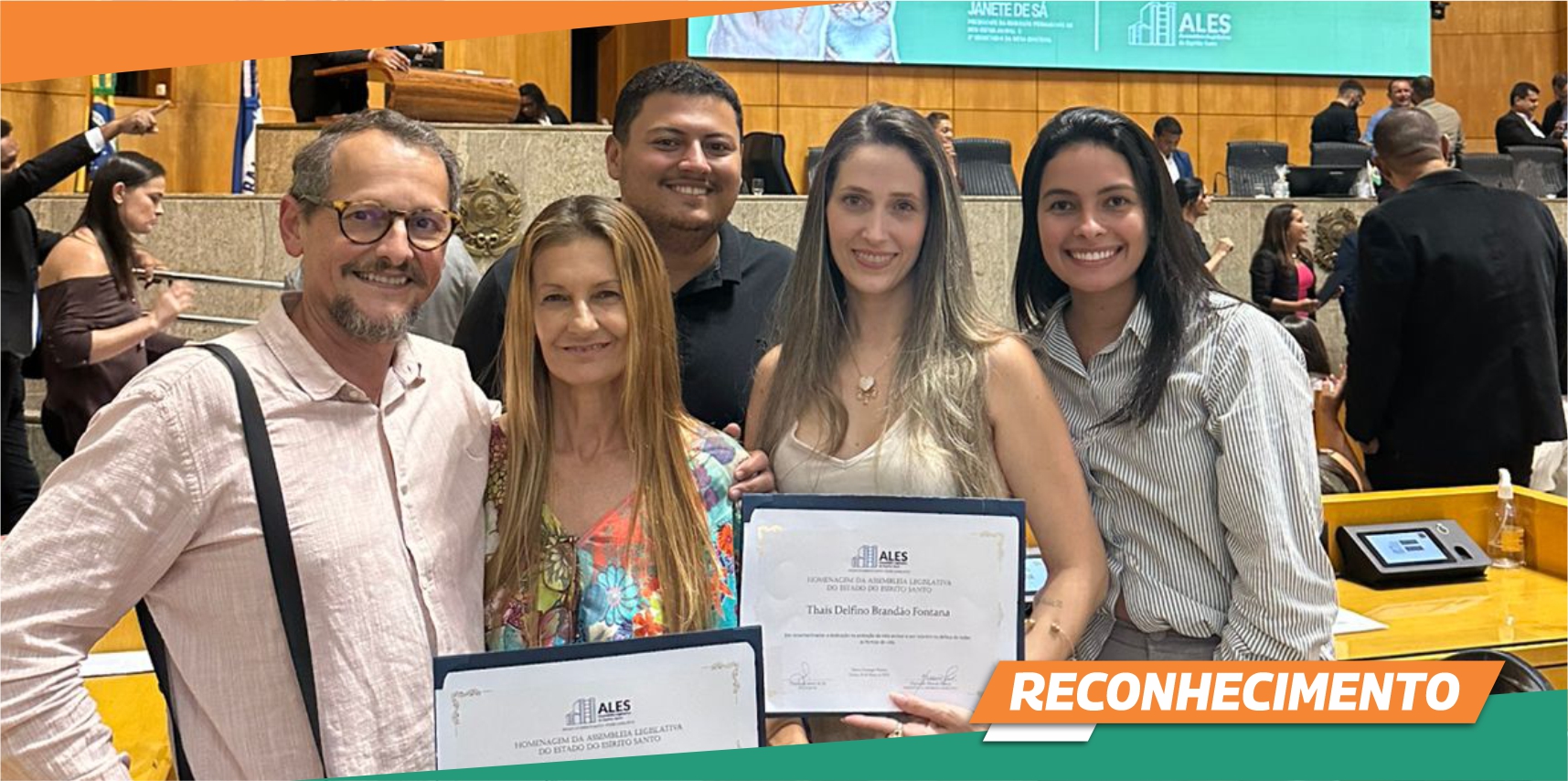 Assembleia homenageia ativistas e entidade protetora de animais de Vargem Alta