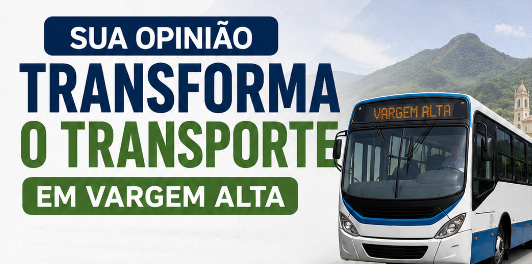 Pesquisa de opinião busca aprimorar o transporte coletivo em Vargem Alta