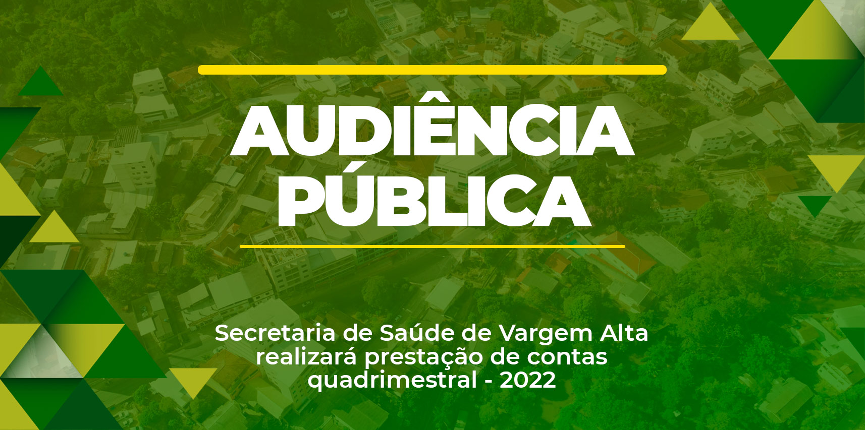 Secretaria de Saúde de Vargem Alta realizará prestação de contas em Audiência Pública na próxima sexta-feira (23)