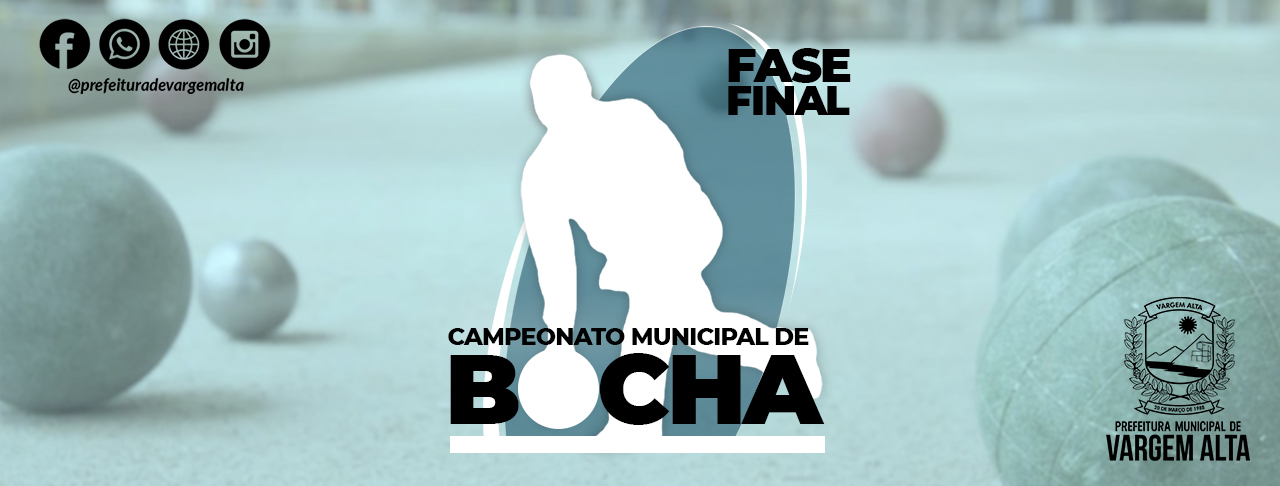 Finais do Campeonato Municipal de Bocha de Vargem Alta acontecem nesta segunda (29) e terça-feira (30)