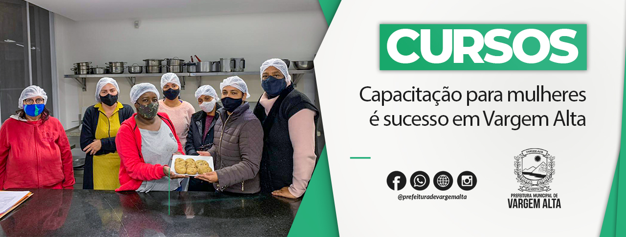 Capacitação para mulheres é sucesso em Vargem Alta