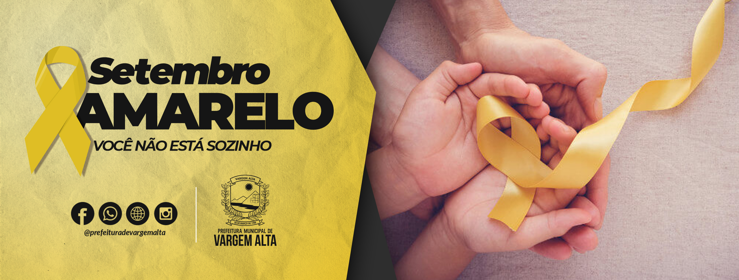 O “Setembro Amarelo” é mês que marca a luta pela valorização da vida