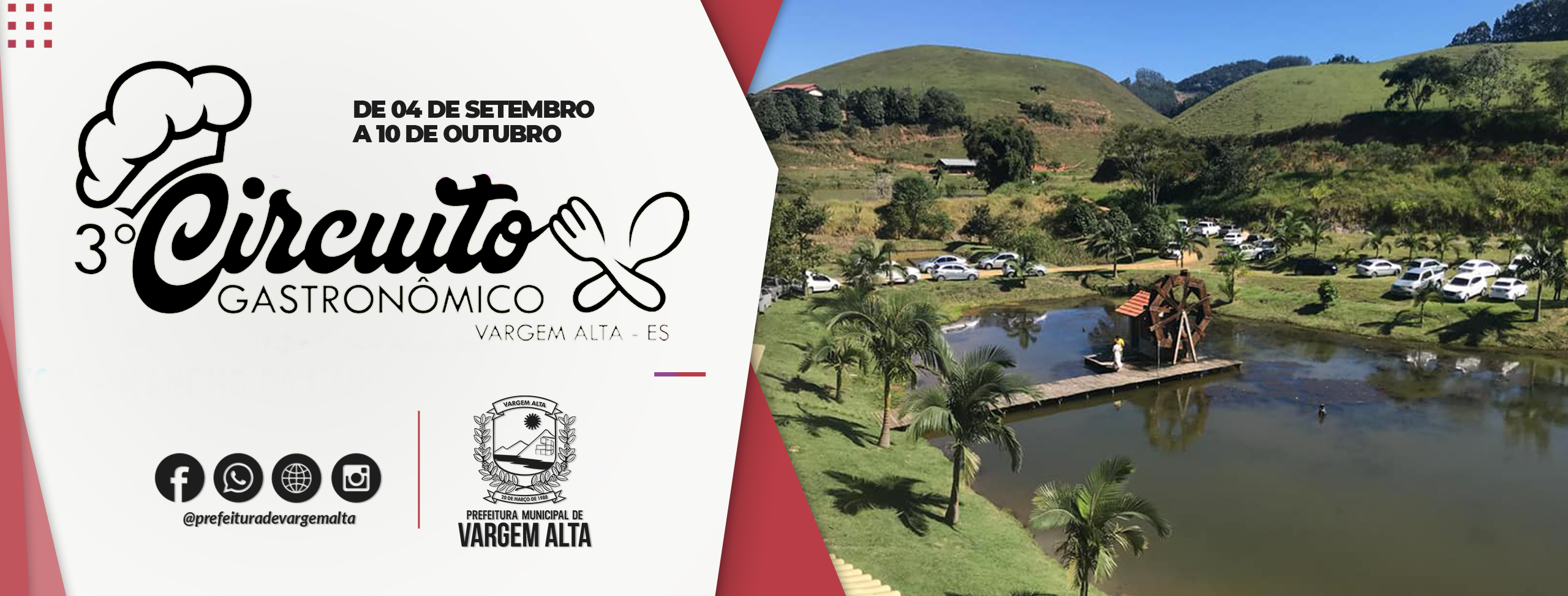 O Circuito Gastronômico começa neste final de semana em Vargem Alta