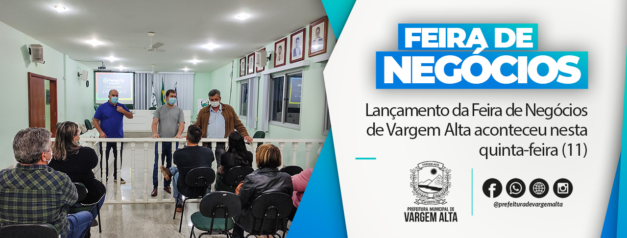 Lançamento da Feira de Negócios de Vargem Alta aconteceu nesta quinta-feira (11)