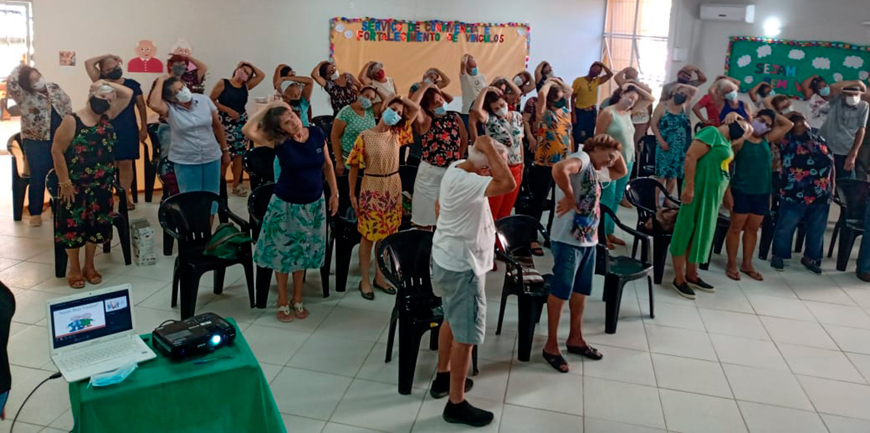 Grupo de fortalecimento de vínculo da terceira idade inicia atividades no CRAS de Vargem Alta