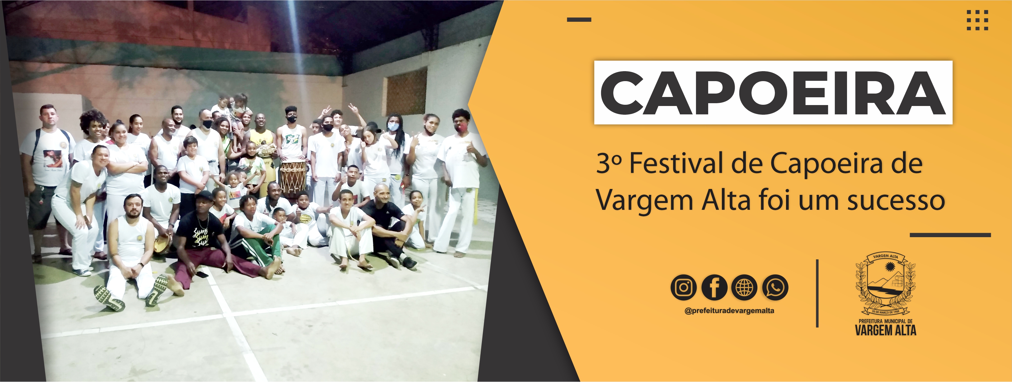 3º Festival de Capoeira de Vargem Alta foi um sucesso