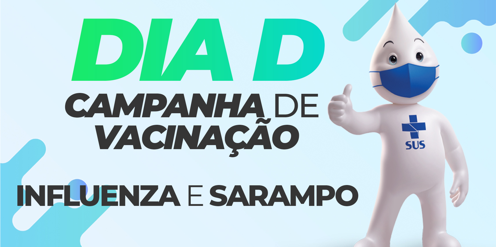 Sábado (28) é o Dia D da Campanha de Vacinação contra Influenza e Sarampo em Vargem Alta