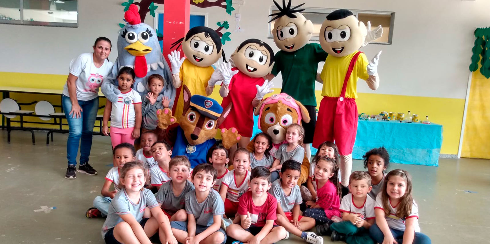 Escola de Vargem Alta realiza programação especial durante a semana em comemoração do Dia das Crianças