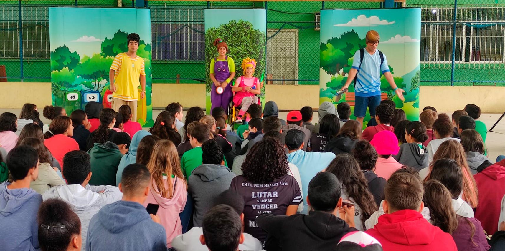 Missão Natureza realiza apresentações teatrais de conscientização ambiental nas escolas de Vargem Alta