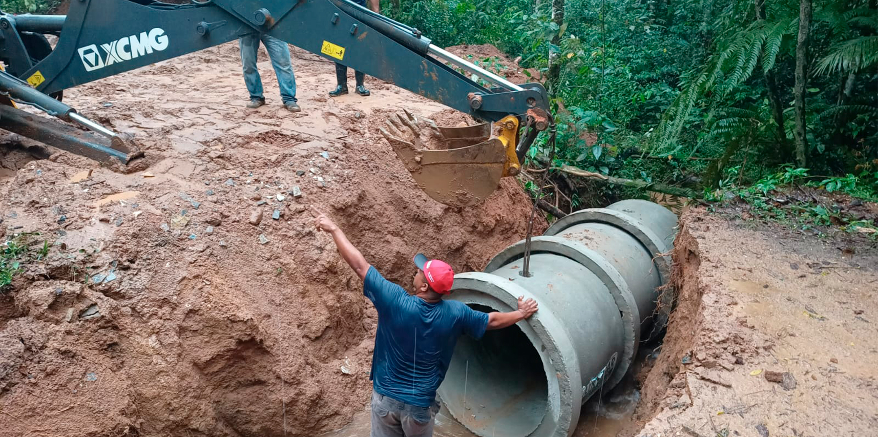 Prefeitura instala nova rede de drenagem na comunidade de Guiomar