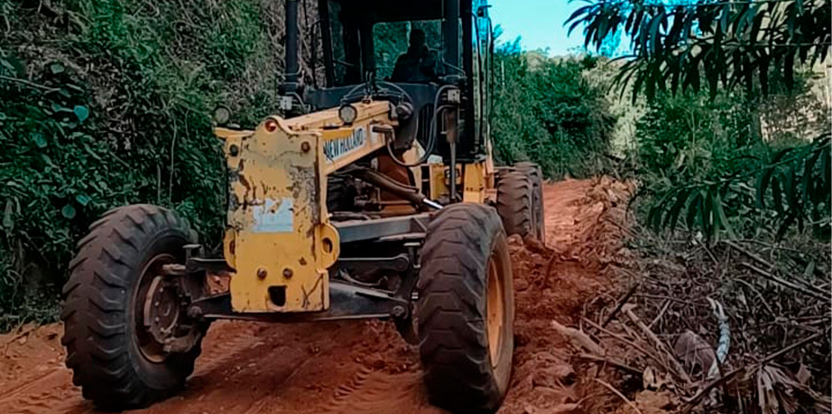 Prefeitura realiza melhorias nas estradas da comunidade de Vila Maria, interior de Vargem Alta