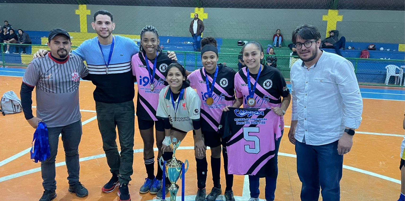 Futsal Feminino: time representante de Vargem Alta fica em terceiro lugar na Taça dos Tropeiros 2022 realizada no município de Ibatiba