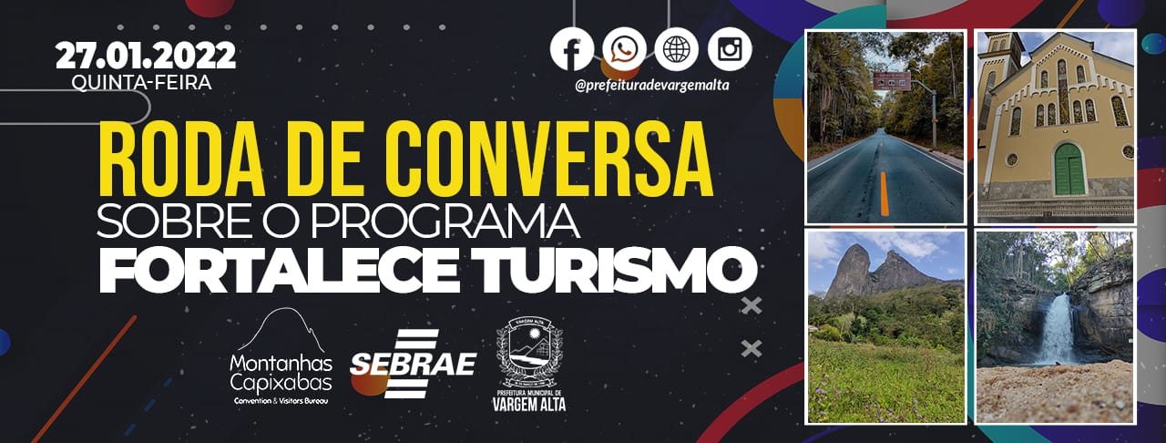 Convention Montanhas Capixabas promove roda de conversa sobre o Programa Fortalece Turismo em Vargem Alta.