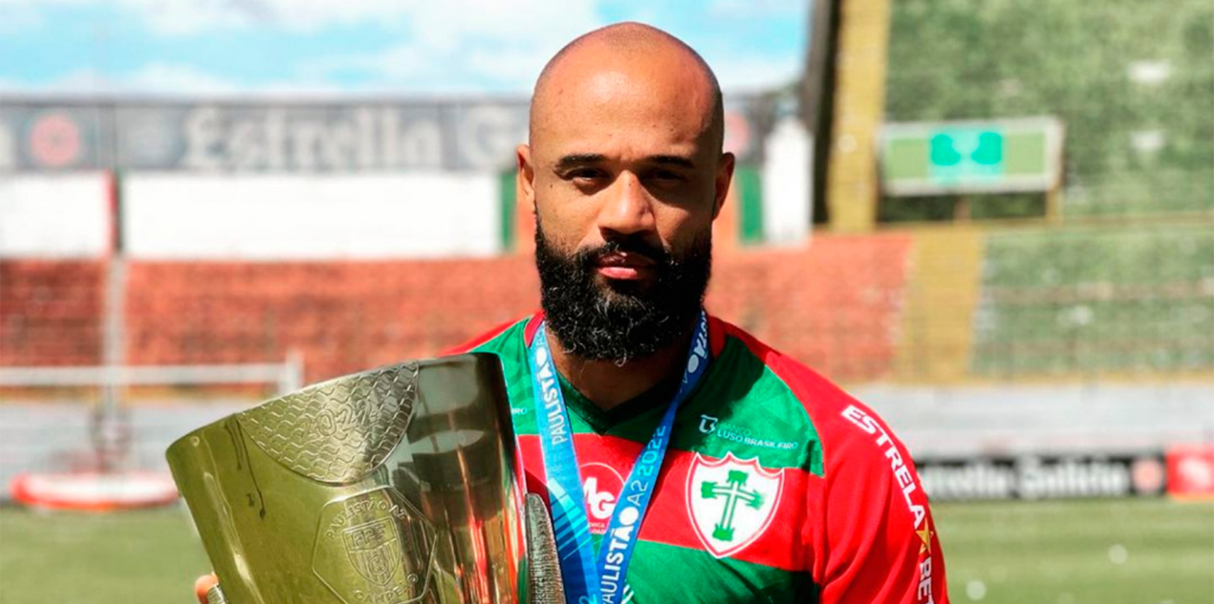 Jogador de futebol de Vargem Alta é campeão da Série A2 do Campeonato Paulista pela equipe da Portuguesa