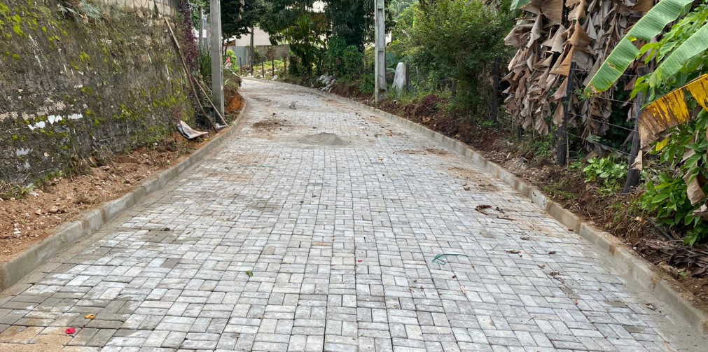 Prefeitura conclui obras de pavimentação no distrito de Prosperidade