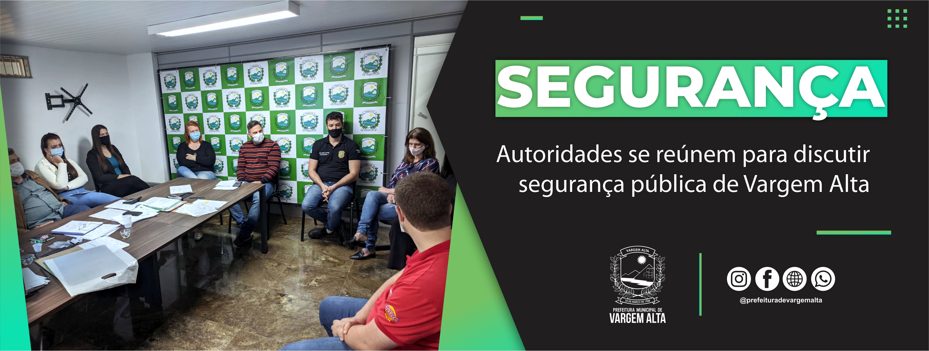 Autoridades se reúnem para discutir segurança pública de Vargem Alta