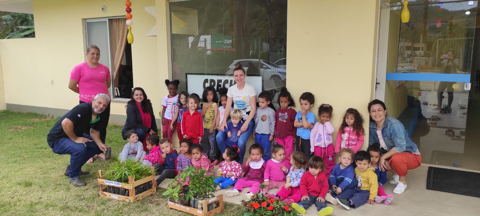 Centro Infantil de Vargem Alta ensina crianças a proteger o meio ambiente