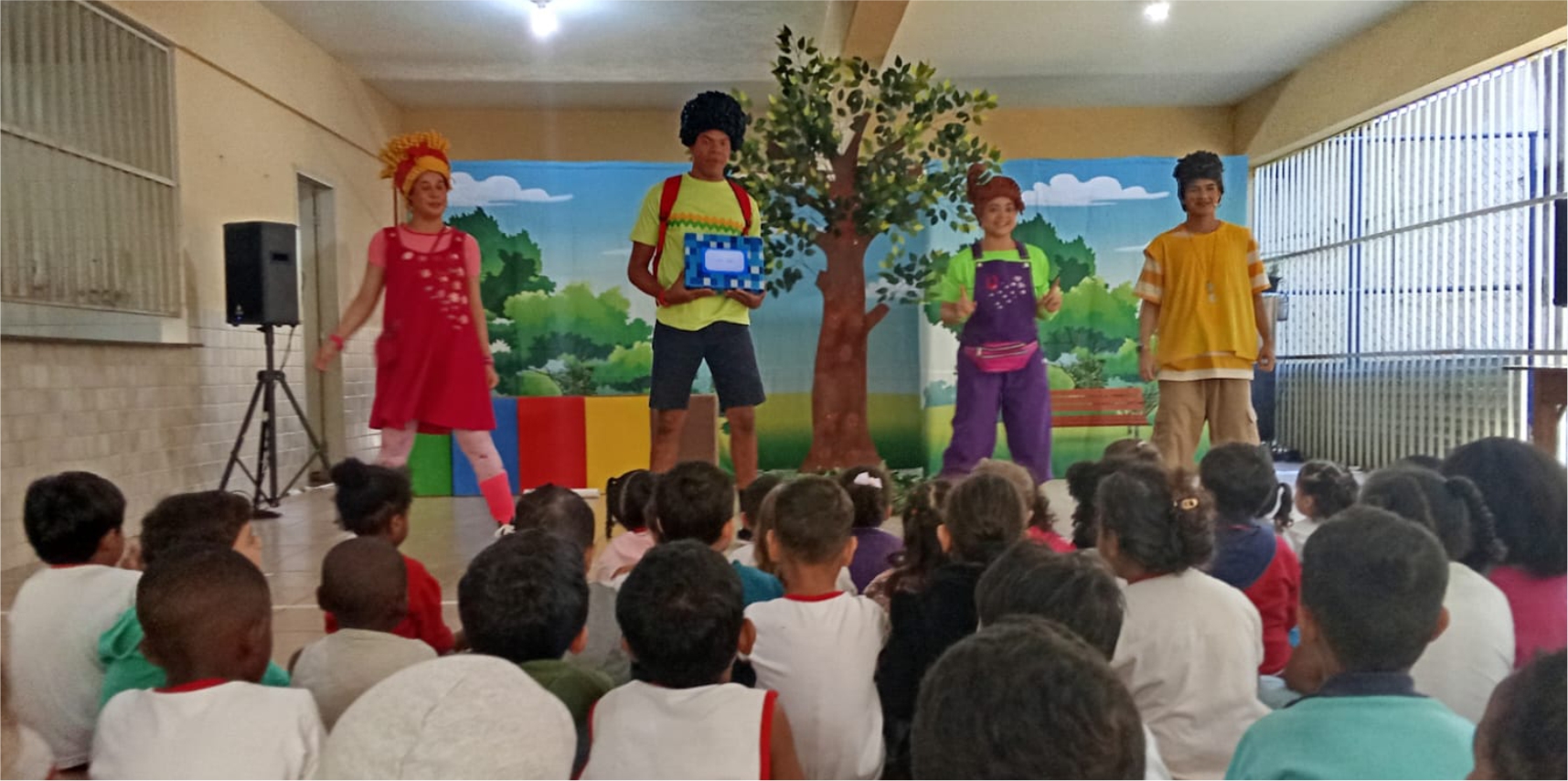 Espetáculo “Missão Natureza” encanta alunos da rede municipal de Vargem Alta