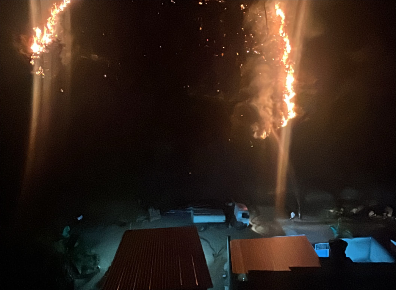 Imagem da notícia: Defesa Civil atua no combate a incêndio na Vila das Palmeiras e evita danos maiores