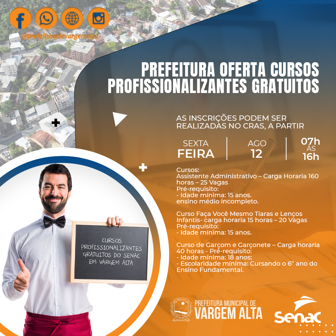 População é apresentada a cursos que serão ofertados no CEET de Vargem Alta