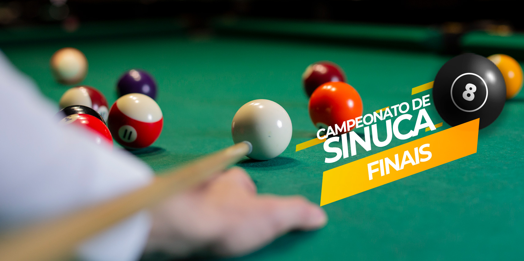 Chegou a hora e a vez dos sinuqueiros! Abertas as inscrições do Campeonato  de Sinuca